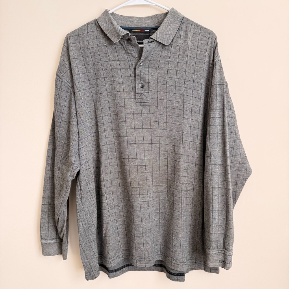 Greg Norman Collection Charcoal Polo Shirt